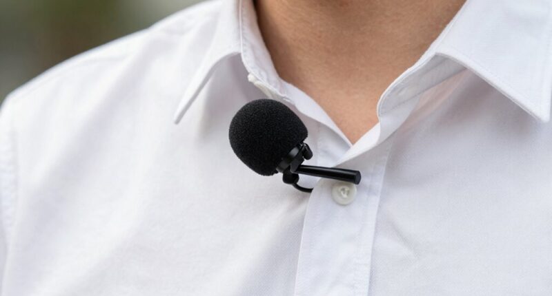 lavalier mic clip technique