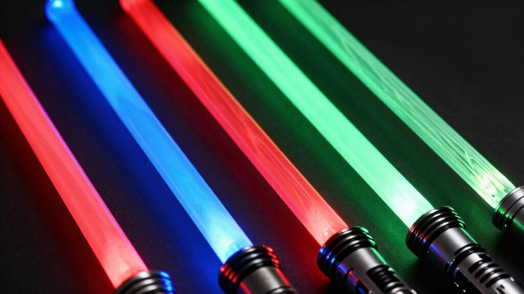 material choice enhances lightsaber realism