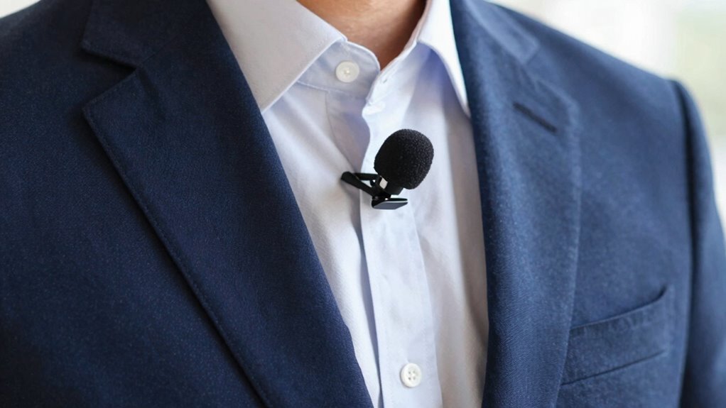 mic placement on chest