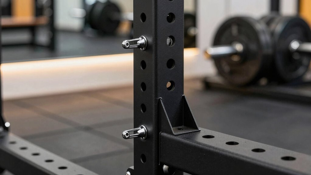 optimal power rack hole spacing