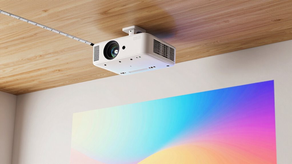 optimal projector throw distance