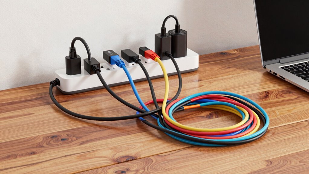 organize cables for efficiency