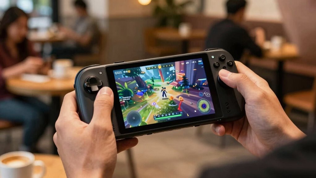 portable gaming with accessories