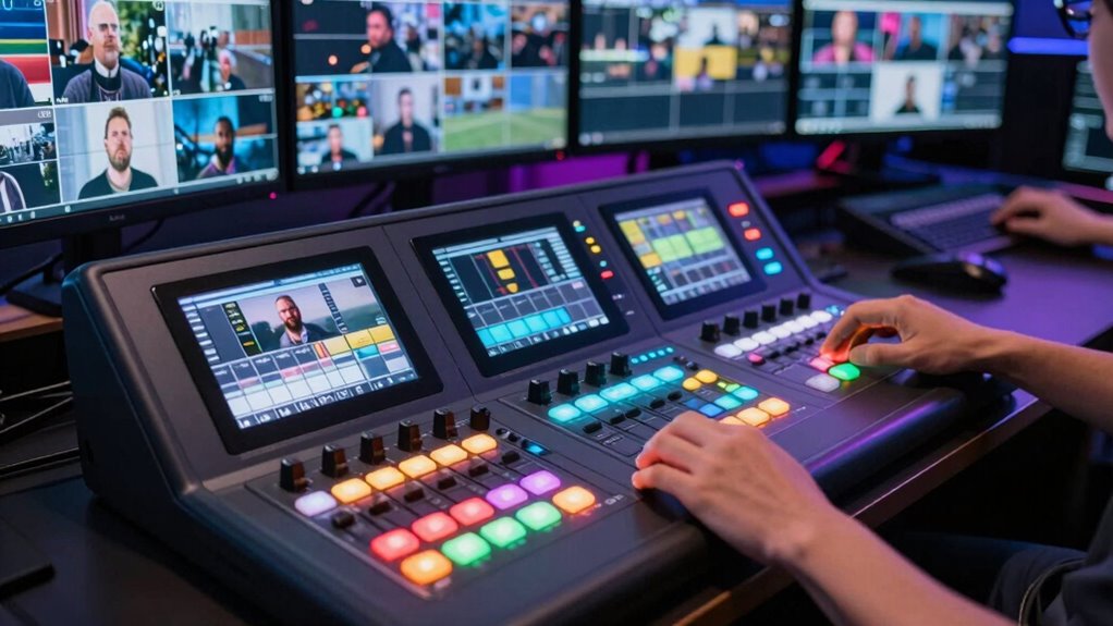 professional streaming switcher features