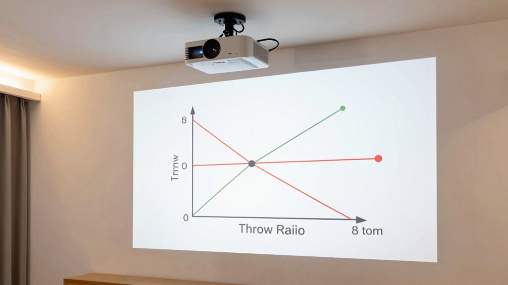 projector placement and throw ratio