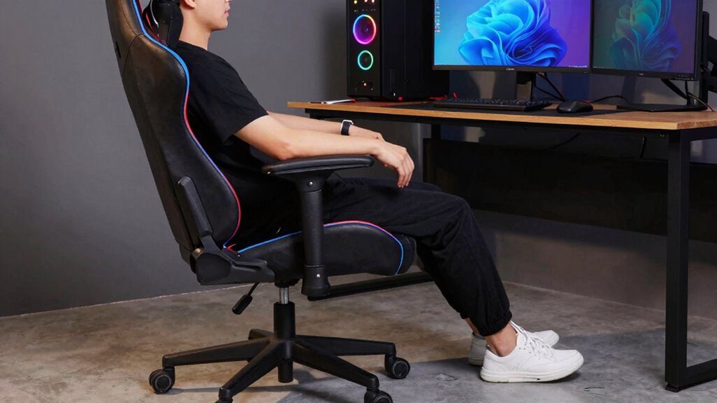 proper ergonomic sitting posture
