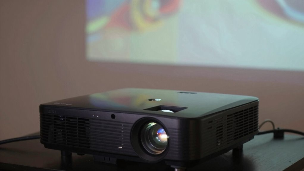 proper projector screen setup