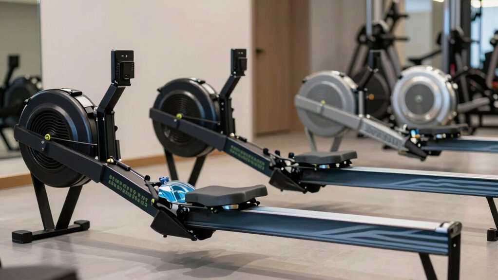 quiet smooth rowing resistance