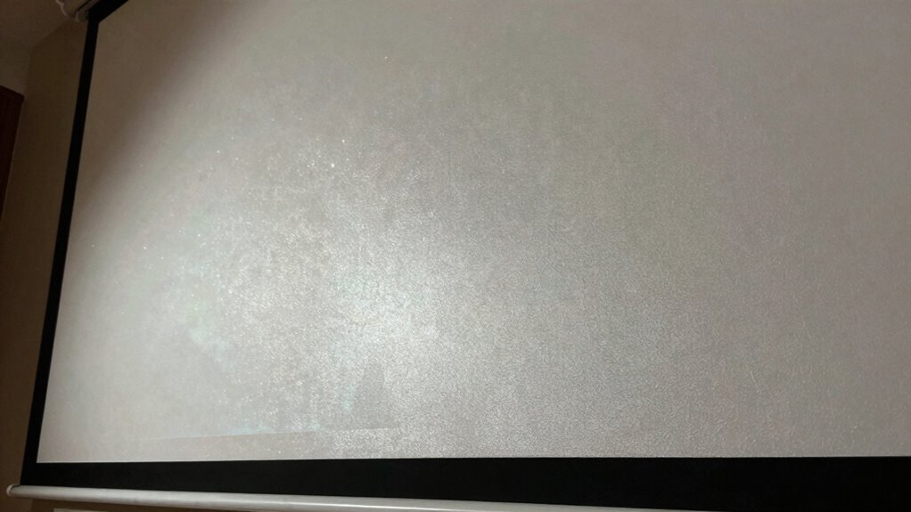 screen gain impacts brightness