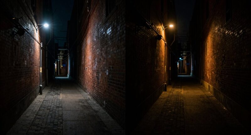 sensor size and low light