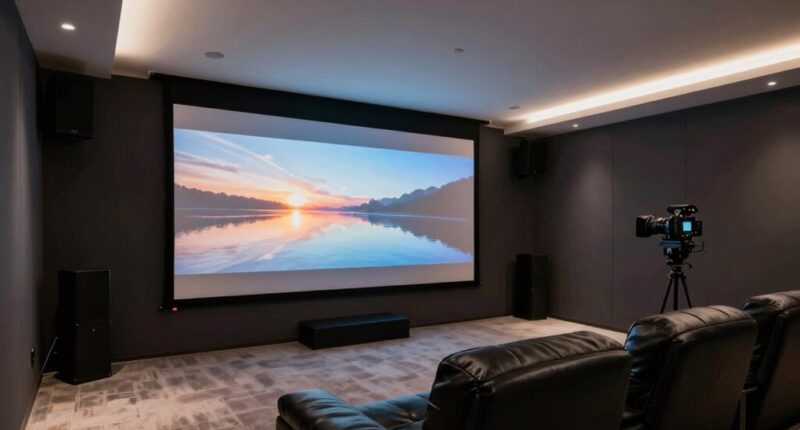 top 14 motorized screens