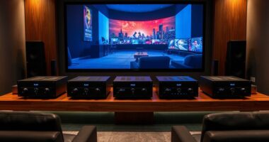 top 5 channel home amplifiers