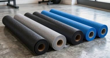 top gym rubber flooring rolls