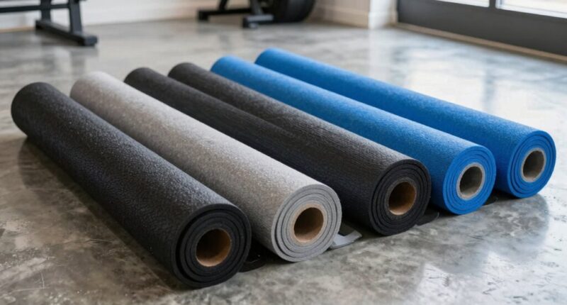 top gym rubber flooring rolls