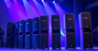 top portable line array speakers