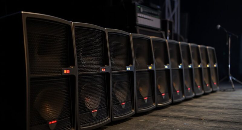 top powered stage monitors