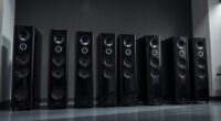 top powered tower speakers