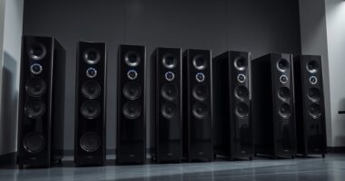 top powered tower speakers