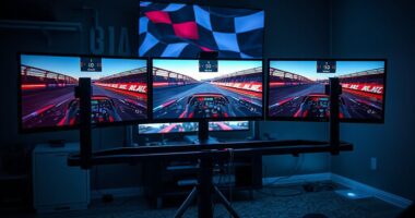 top sim racing monitor stands