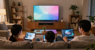 background entertainment s attention shift