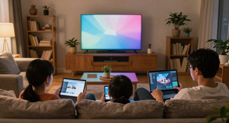 background entertainment s attention shift