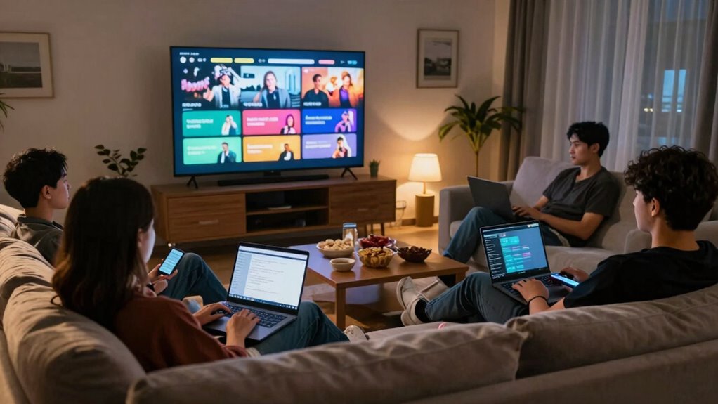 balancing background entertainment engagement