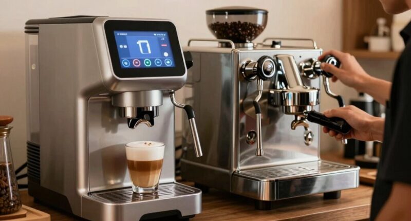 coffee machine comparison features