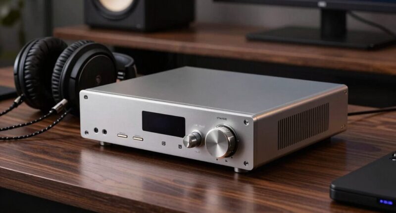 integrated dac and amplifier