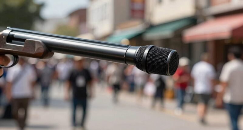 optimal distance for shotgun mics