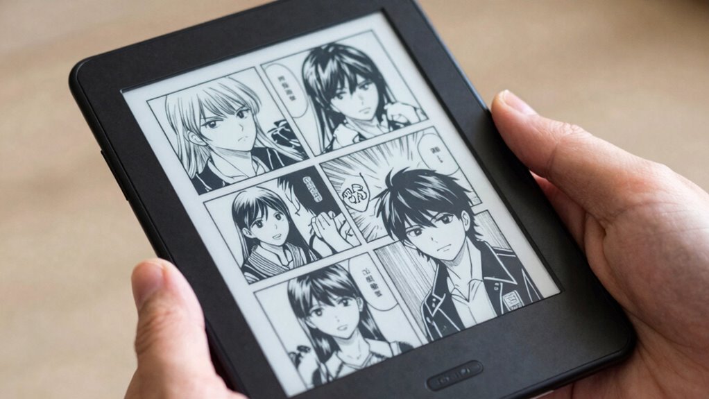 optimal manga e reader features