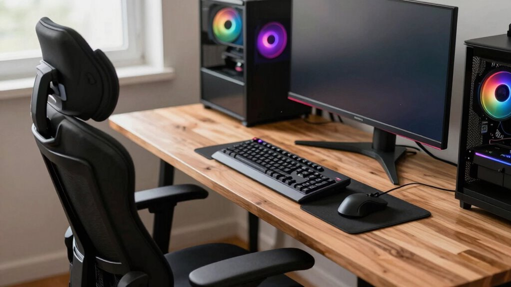prioritize ergonomic gaming setup