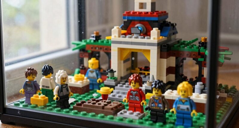 protect lego collectibles from dust