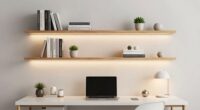 subtle desk storage upgrade