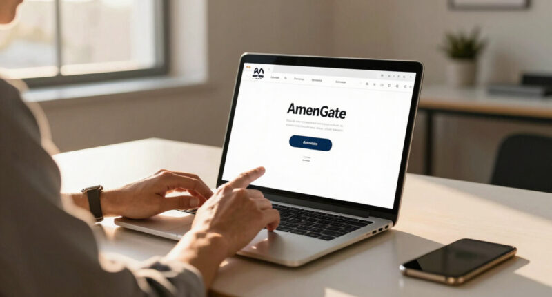 AmenGate: The Moment Before the Scroll