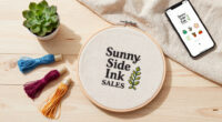 Sunny Side Ink Scales Live Embroidery Coast To Coast
