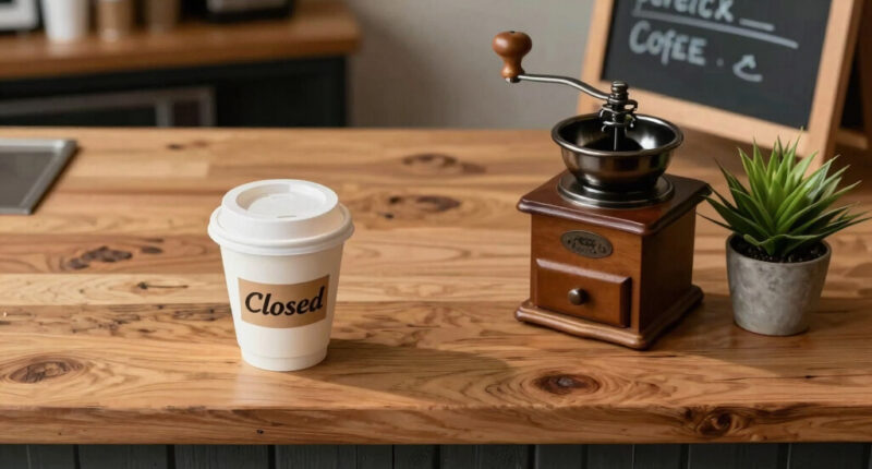 Twenty Below Coffee Co. announces it is closing