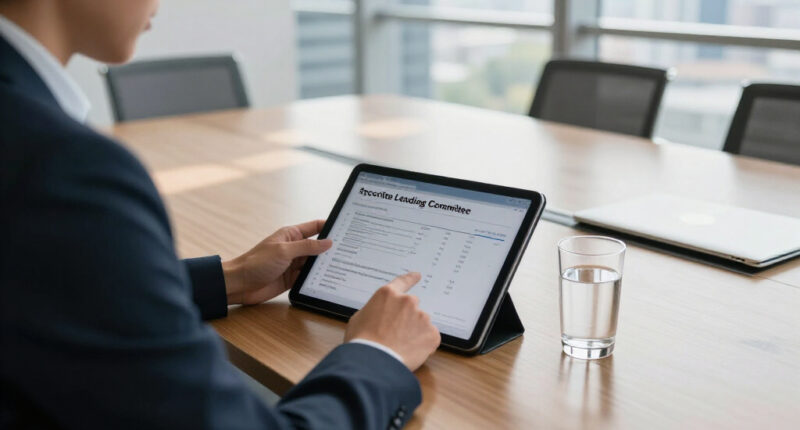 Minutes Of The Securities Lending Committee Meeting – March 2026