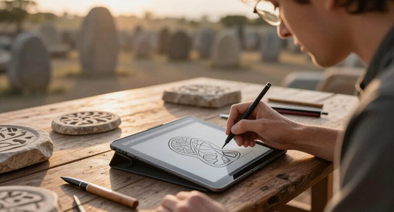 The Cutting Edge Of SVG Carving: AI's Influence On 'The Runestone Field'